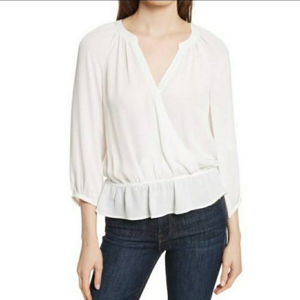 New With Tags! Joie Louvre Porcelain Silk Blouse